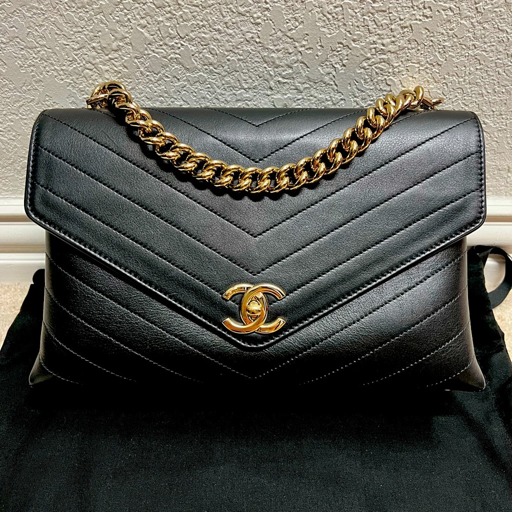 Chanel coco envelop flap bag